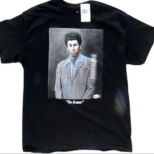 Seinfeld Ripple Junction The Kramer Portrait Shirt Black VTG Mens Large